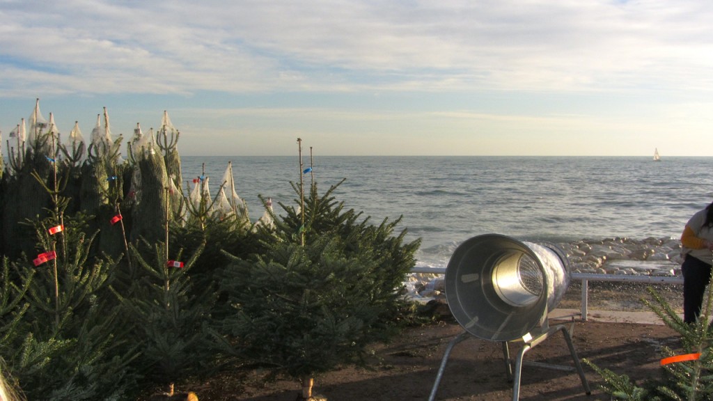 kerstmis aan de middellandse zee