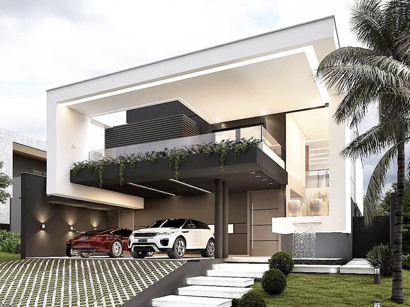 a new construction villa
