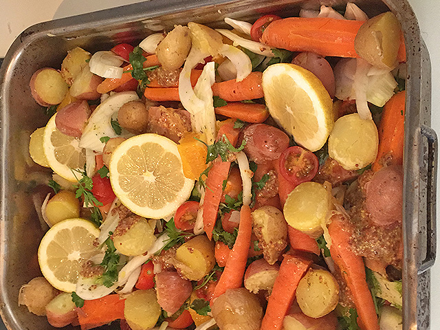 Jo kookt aan de Côte: Een braadslee vol met vitamientjes 