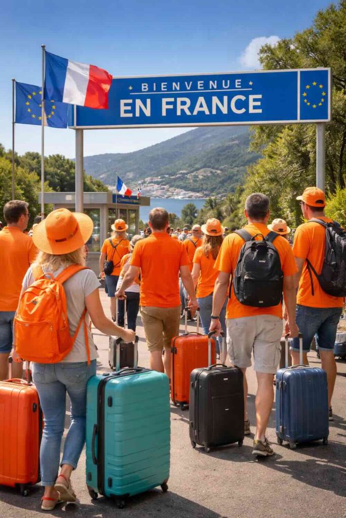 Box 3 vlucht uit nederland naar Zuid Frankrijk